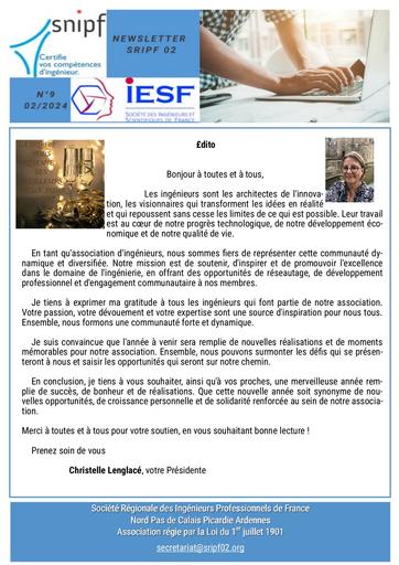IPF Nord Pas de Calais newletter N° 9