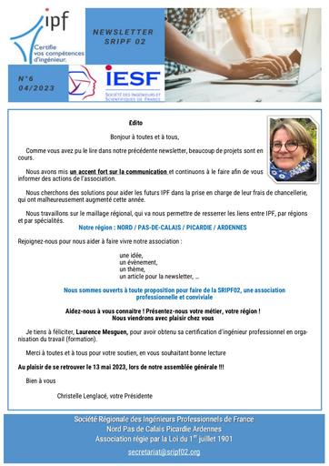IPF Nord Pas de Calais newsletter  N°6 2023.pdf