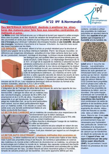 IPF B Normandie Newsletter N°22