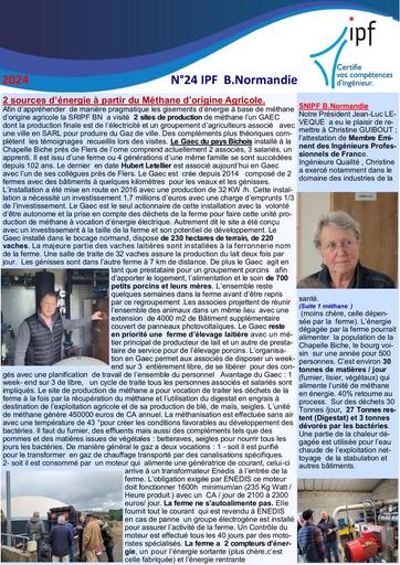 IPF B Normandie Newsletter N 24