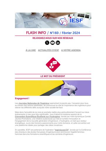 IESF Flash info N°160 février 2024