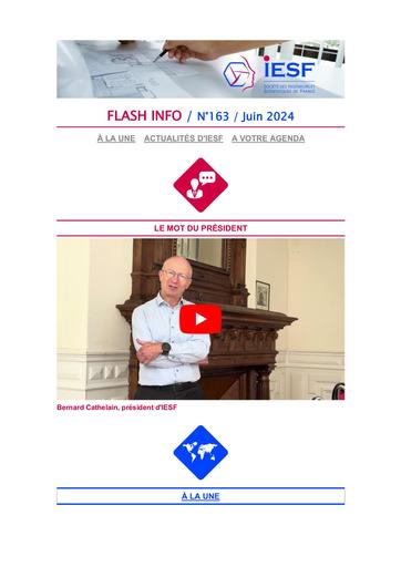IESF Flash info N°163 juin 2024