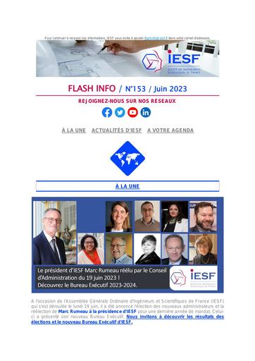 IESF Flash info N°153 juin 2023